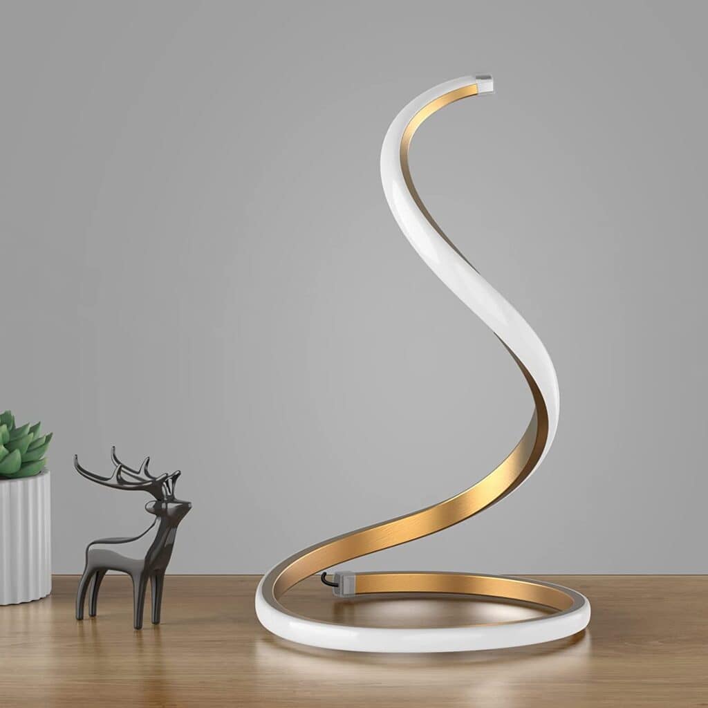 Modern designer spiral lights that decorate any interior