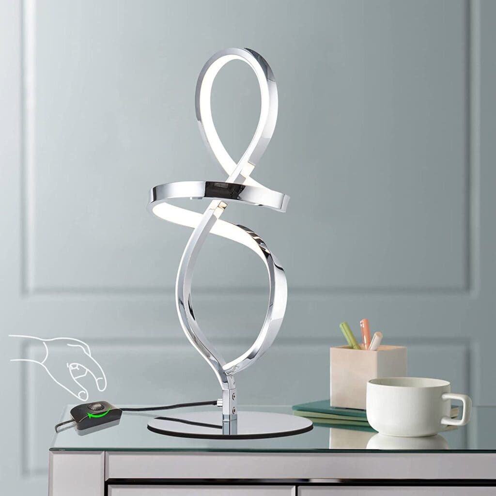 Modern designer spiral lights that decorate any interior