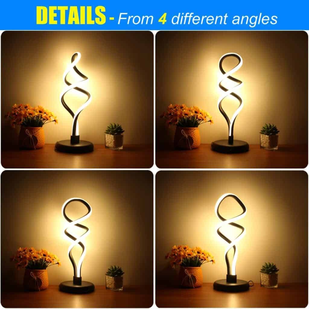 Modern designer spiral lights that decorate any interior