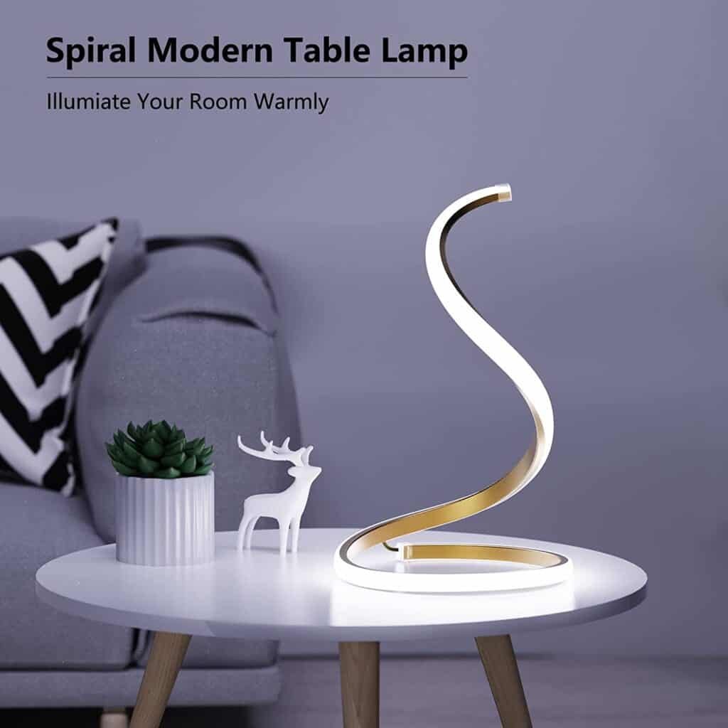 Modern designer spiral lights that decorate any interior