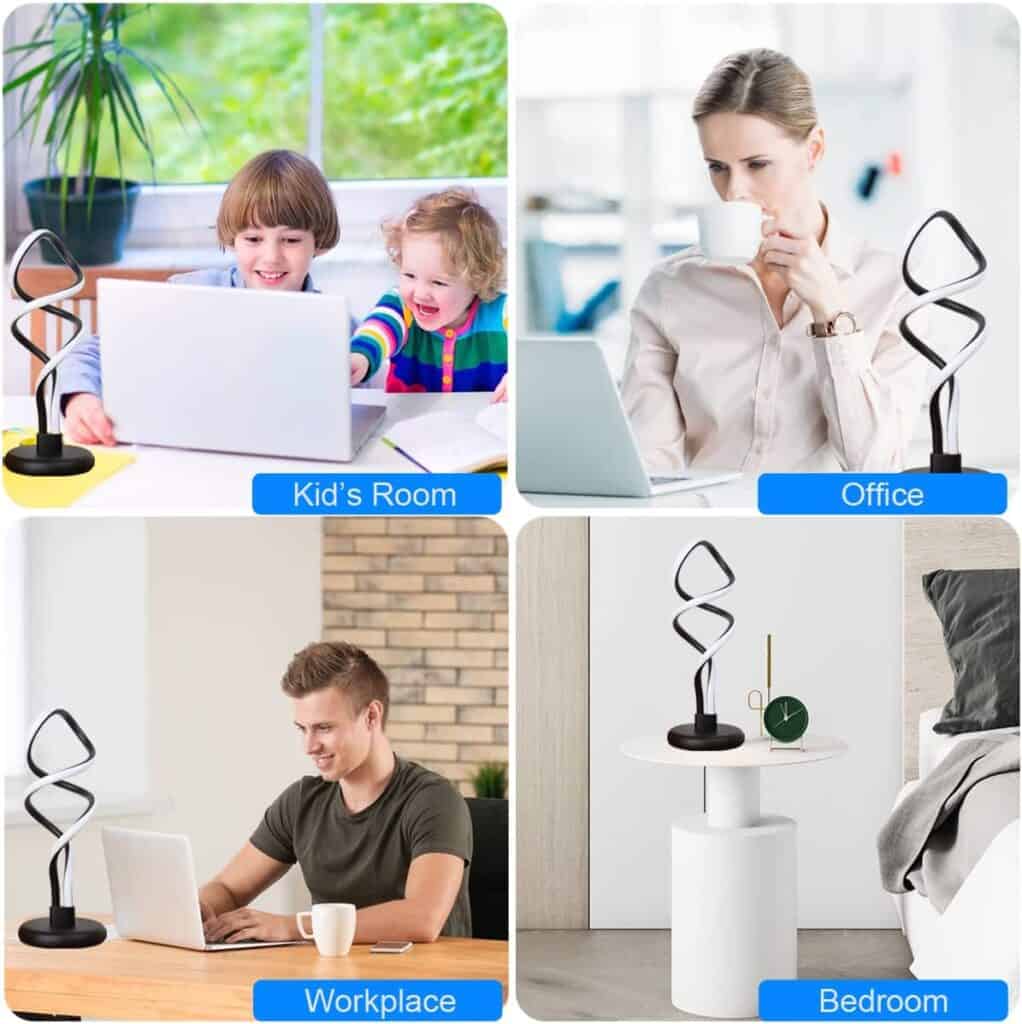 Modern designer spiral lights that decorate any interior