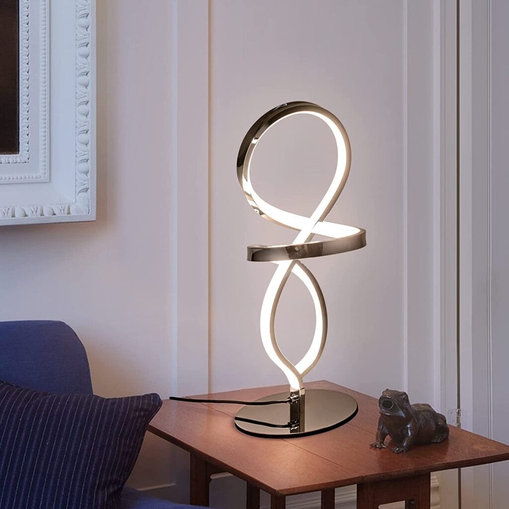 Modern designer spiral lights that decorate any interior