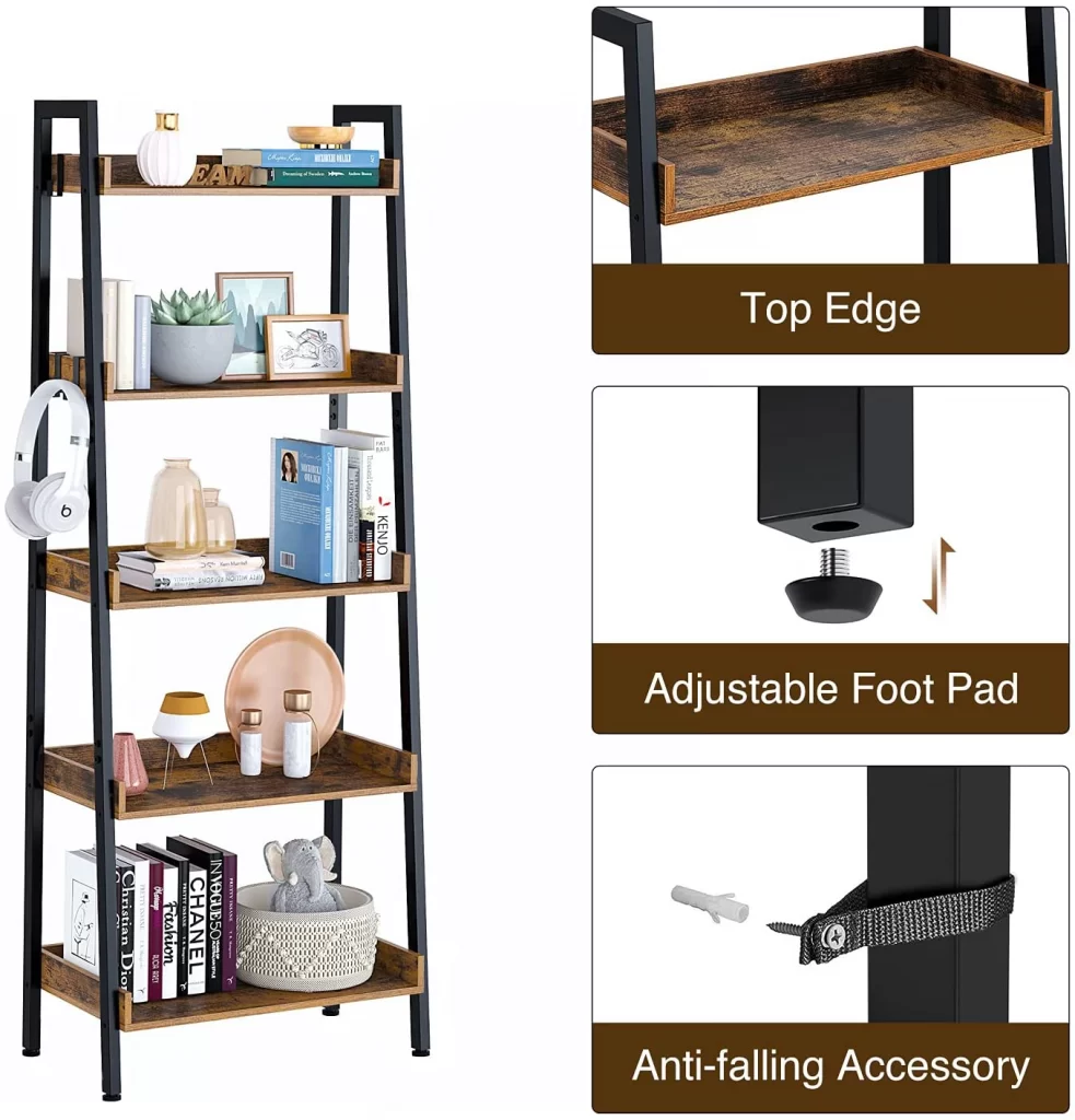 Choosing Bookshelves: Review of the Most Popular Models with Metal Frames and Wooden Shelves