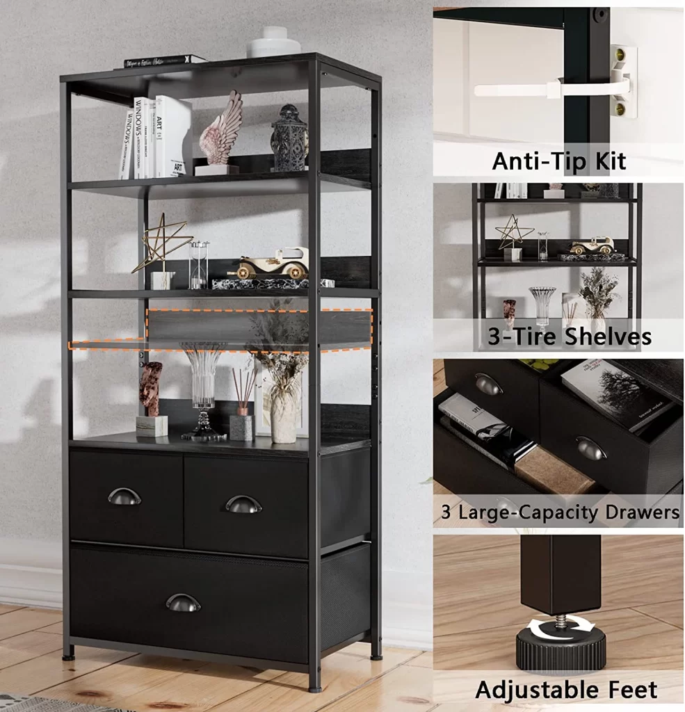 Choosing Bookshelves: Review of the Most Popular Models with Metal Frames and Wooden Shelves