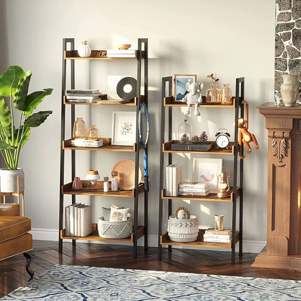 Choosing Bookshelves: Review of the Most Popular Models with Metal Frames and Wooden Shelves