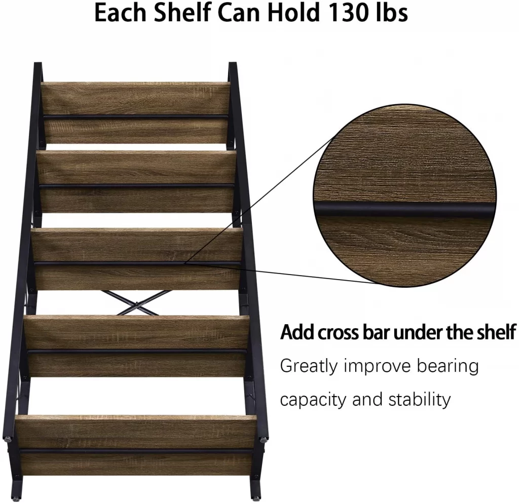 Choosing Bookshelves: Review of the Most Popular Models with Metal Frames and Wooden Shelves