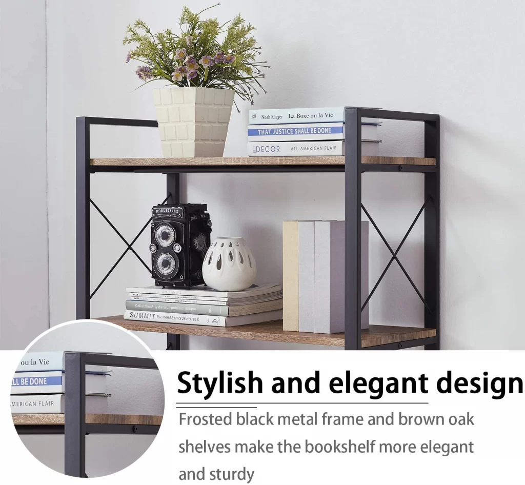 Choosing Bookshelves: Review of the Most Popular Models with Metal Frames and Wooden Shelves