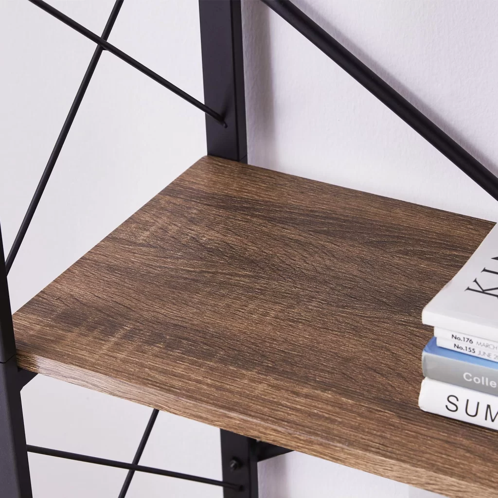 Choosing Bookshelves: Review of the Most Popular Models with Metal Frames and Wooden Shelves