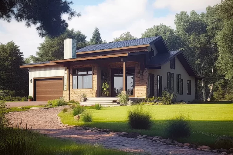 One-Story House: The Perfect Combination Of Coziness And Practicality
