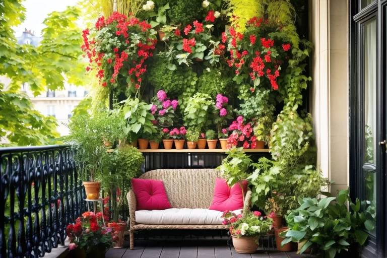 Balcony Garden with Flower