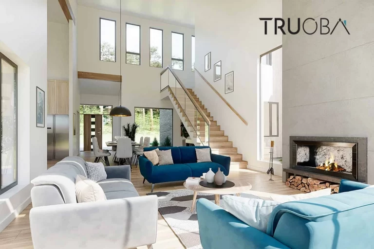 Embracing Modern Design in a Two-Story House