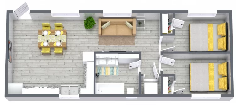 Plans of Shiping Container House