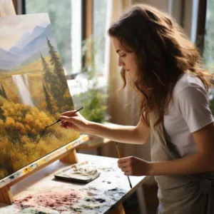 From Blank Canvas to Masterpiece: Painting Classes with Domestika