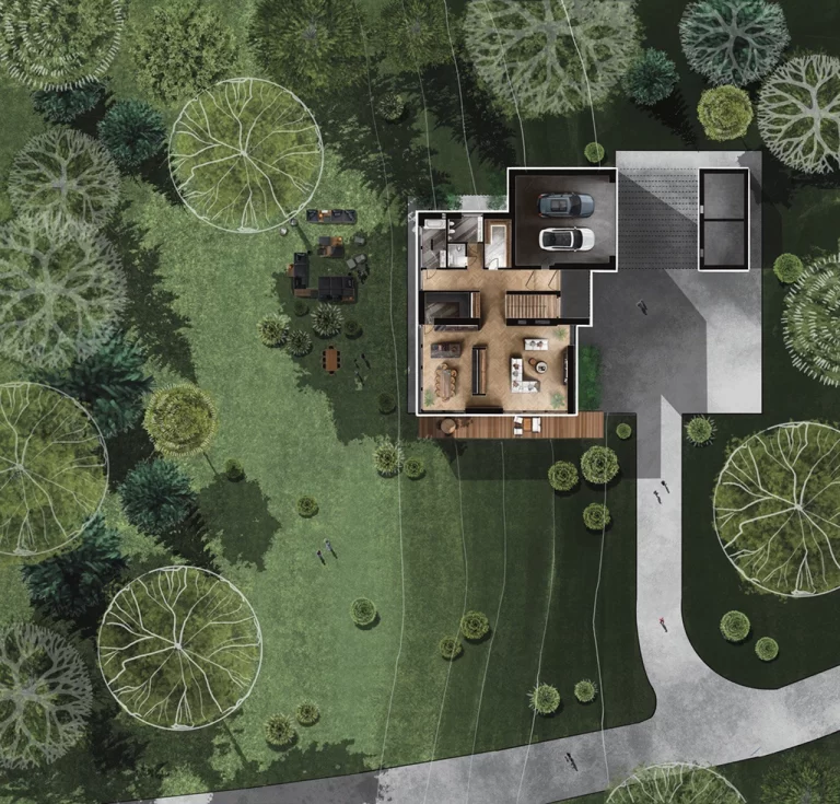 Interior And Exterior Sketching: A Powerful Way To Present Designer's Ideas.