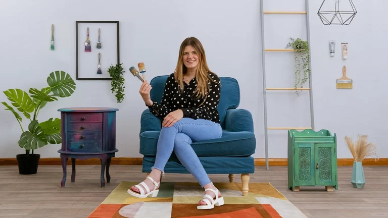 Upcycling Vintage Furniture with Painting Techniques