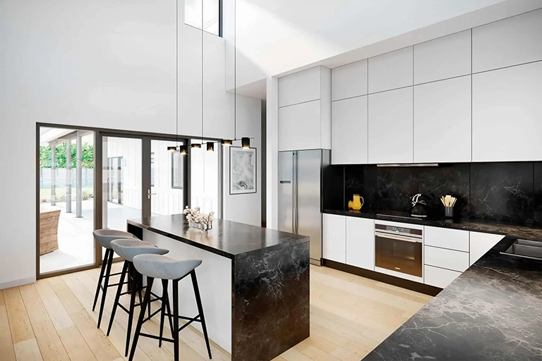 Modern amenities are seamlessly integrated into the plans