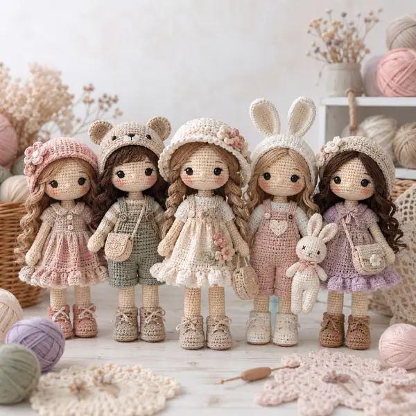 10 Adorable Crochet Doll Patterns for Every Skill Level