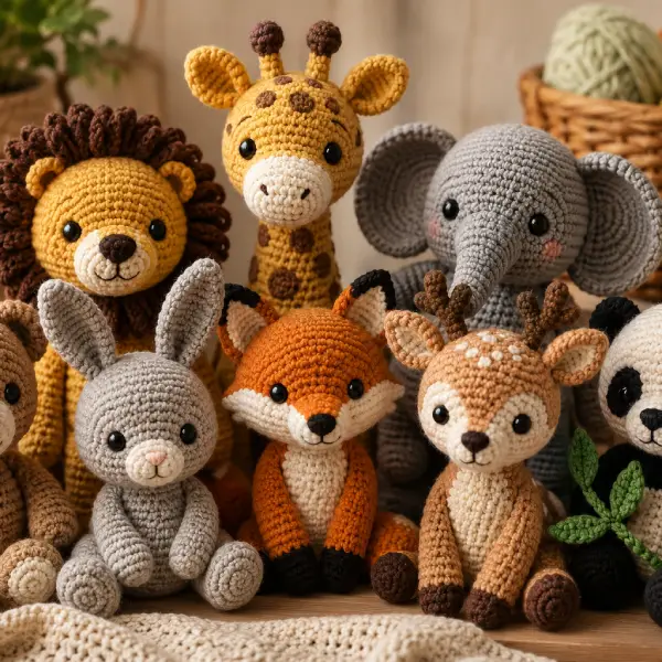 10 Cute Animal Crochet Patterns You Can Download Today
