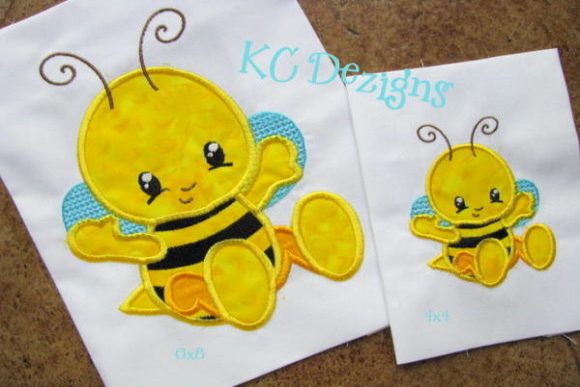 Baby Bug Bee Embroidery Design