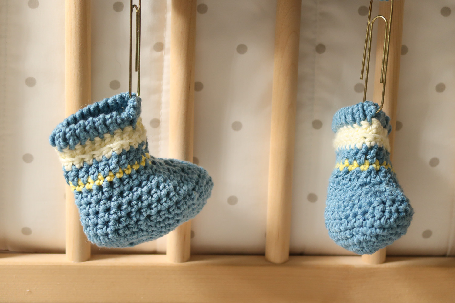 Boutchou Baby Booties Crochet Pattern