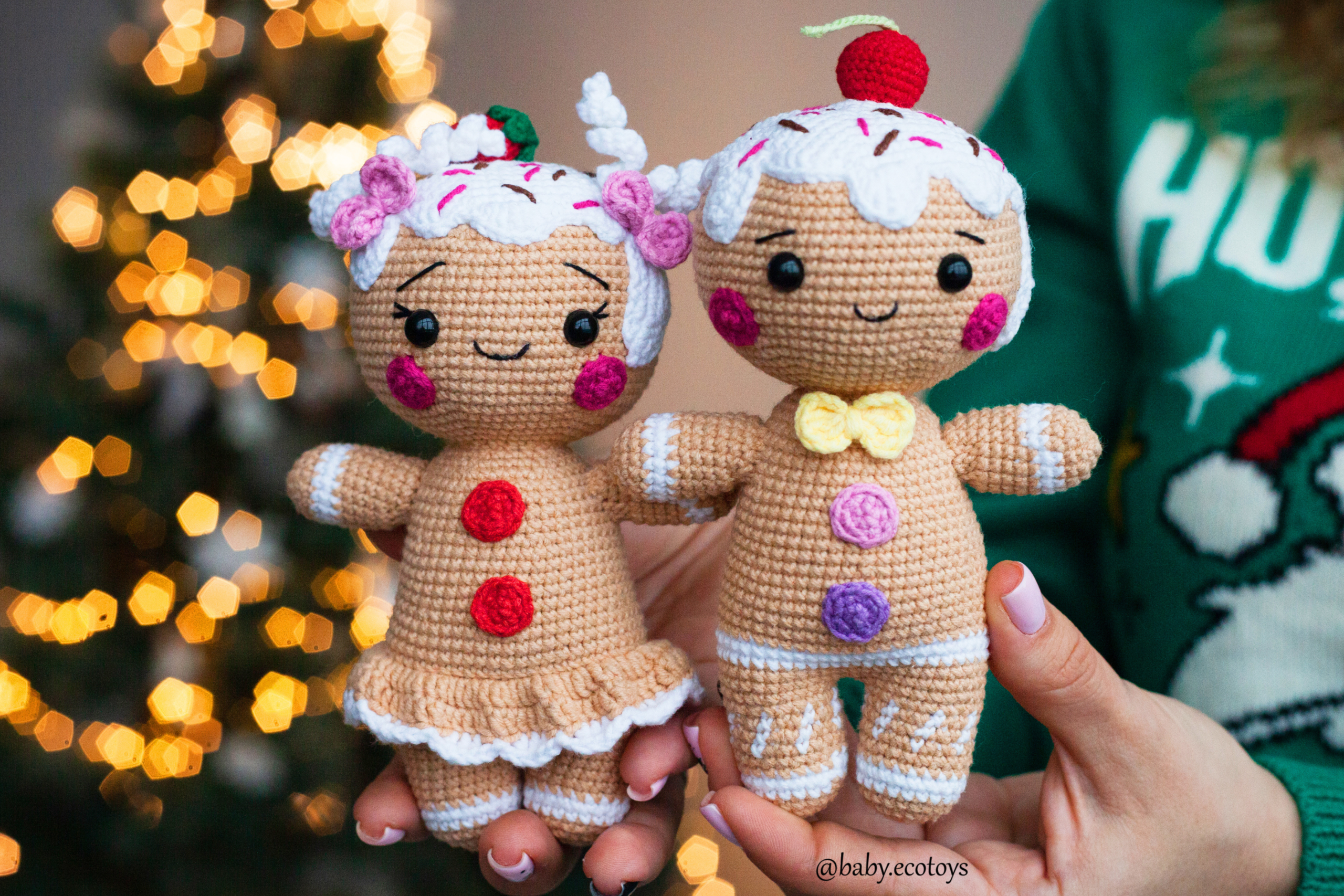 Christmas Gingerbread Crochet Pattern