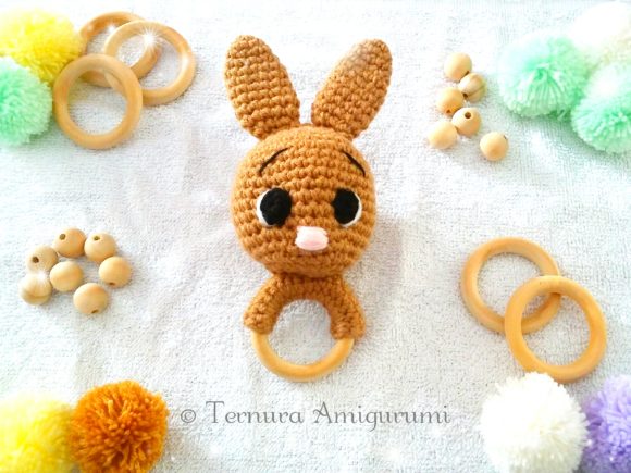 Crochet Pattern Rabbit Toy Rattle