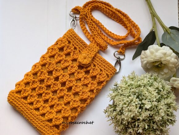 Cross Body Mustard Crochet Bag Pattern