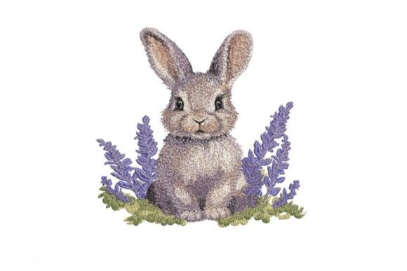 Easter Bunny Embroidery Design