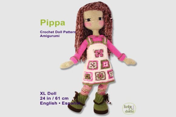 Pippa Extra Large Crochet Doll Pattern