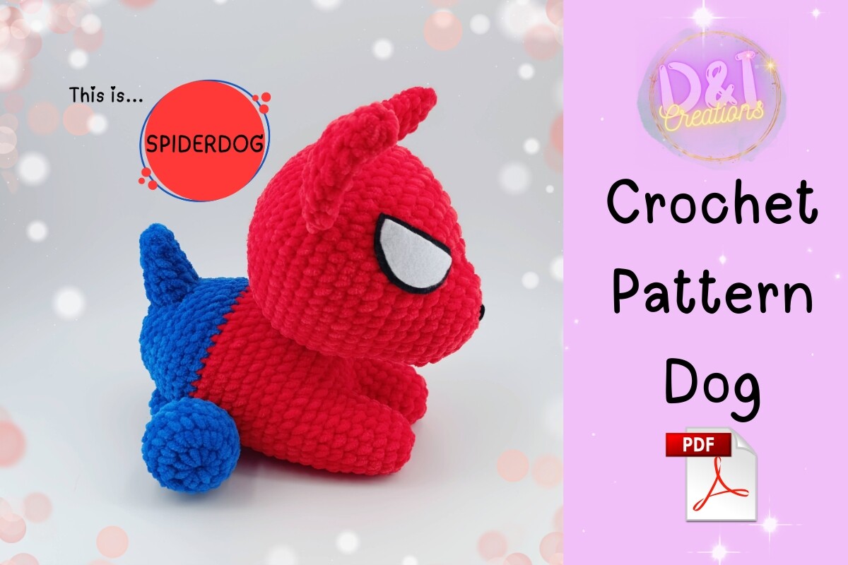 Spiderdog Crochet Pattern Amigurumi PDF