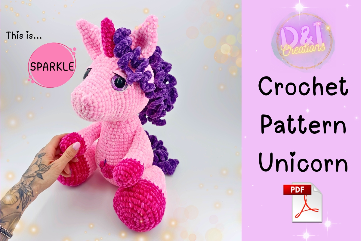 Unicorn Crochet Pattern Amigurumi PDF