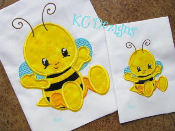 Baby Bug Bee Embroidery Design