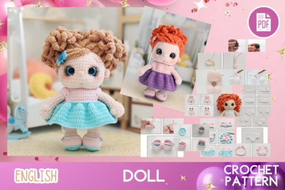 Baby Doll Crochet Amigurumi PDF Pattern