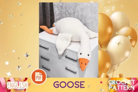 Bird Goose Crochet Amigurumi PDF Toy Pattern
