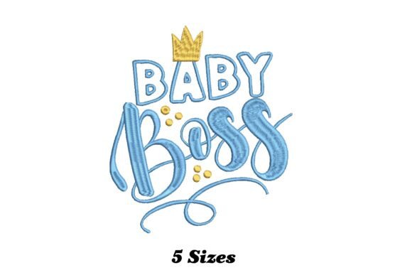 Boss Baby Boy Embroidery Design