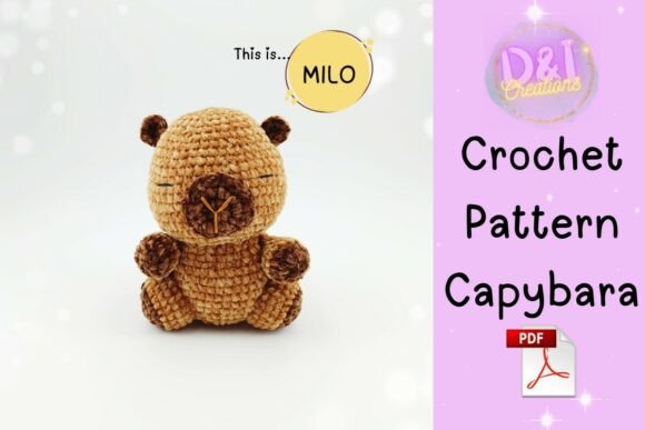 Capybara Crochet Pattern Amigurumi PDF