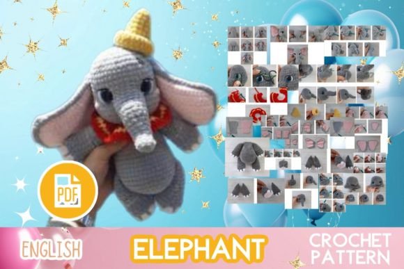 Crochet Elephant Toy Pattern