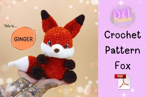 Fox Crochet Pattern Amigurumi PDF