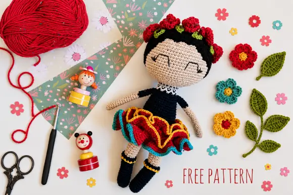 Margarita the Mexican Doll Crochet Pattern