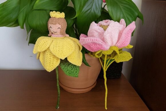 Rose Fairy Doll Crochet Amigurumi Pattern