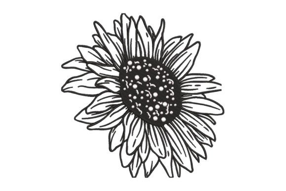 Sunflower 870 Embroidery Design