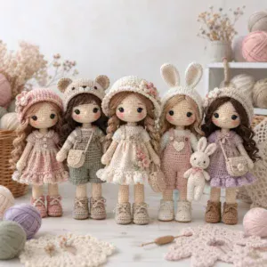 10 Adorable Crochet Doll Patterns for Every Skill Level