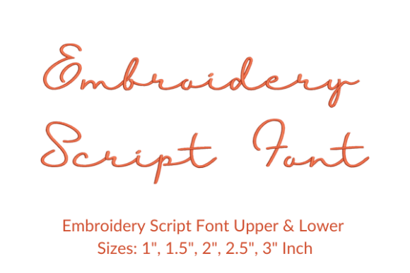 Almonde Embroidery Design Font