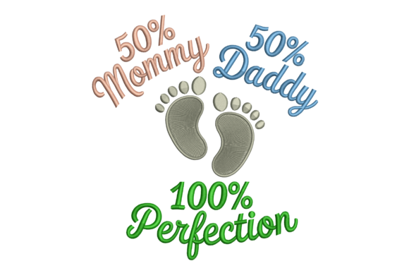 Baby Quote Embroidery Design