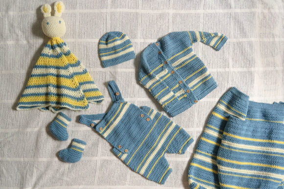 Boutchou Baby Set Crochet Pattern