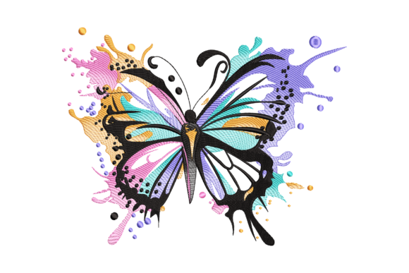Butterfly Embroidery Design