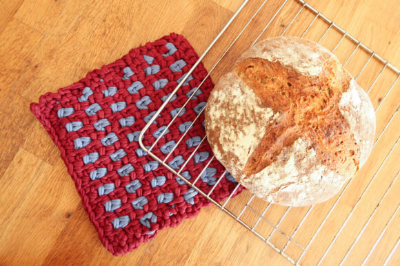 Linen Potholder Crochet Pattern