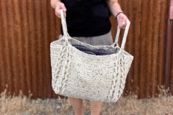 Notions Crochet Basket Pattern