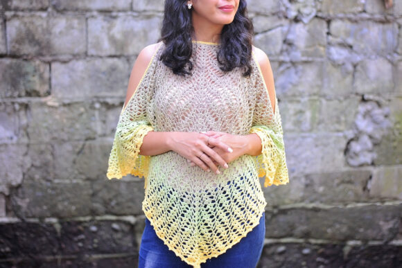 Safiya Lacy Poncho Crochet Pattern