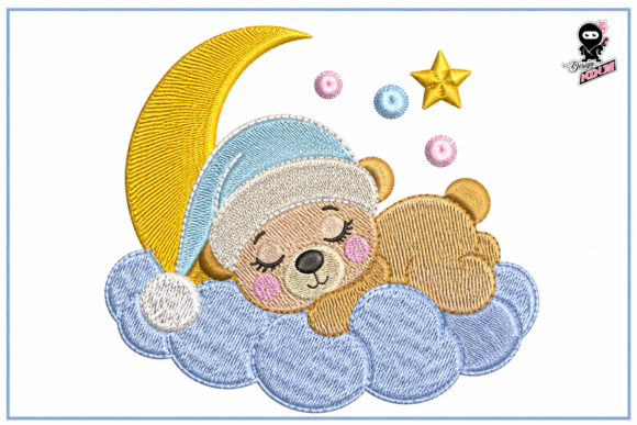 Sleeping Bear Embroidery